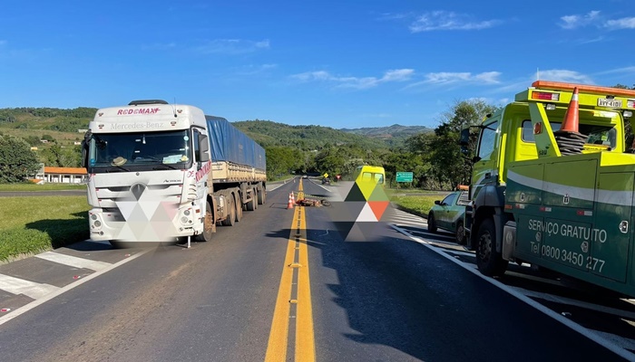 Nova Laranjeiras – Grave acidente deixa motociclista morta no trevo de acesso a Quedas do Iguaçu